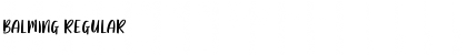Download Balming Font Download Balming Font