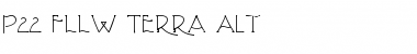 Download P22 FLLW Terra Alt Font Download P22 FLLW Terra Alt Font