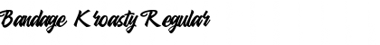 Download Bandage Kroasty Font Download Bandage Kroasty Font