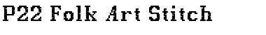Download P22 Folk Art Stitch Font Download P22 Folk Art Stitch Font