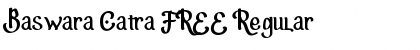 Download Baswara Catra FREE Font Download Baswara Catra FREE Font