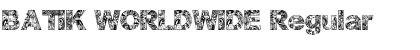 Download BATIK WORLDWIDE Font Download BATIK WORLDWIDE Font