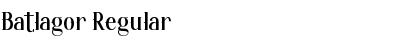Download Batlagor Font Download Batlagor Font