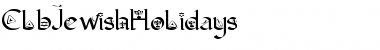 Download Clb:JewishHolidays Font Download Clb:JewishHolidays Font