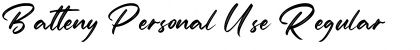 Download Batteny Personal Use Font Download Batteny Personal Use Font