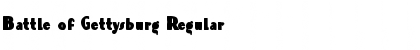 Download Battle of Gettysburg Font Download Battle of Gettysburg Font