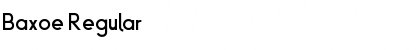 Download Baxoe Font Download Baxoe Font