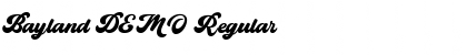 Download Bayland DEMO Font Download Bayland DEMO Font