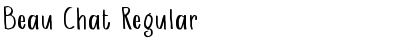 Download Beau Chat Font Download Beau Chat Font