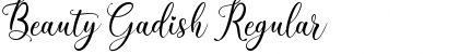 Download Beauty Gadish Font Download Beauty Gadish Font