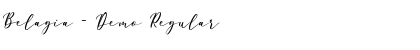 Download Belagia - Demo Font Download Belagia - Demo Font