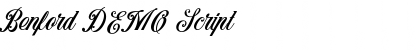 Download Benford DEMO Font Download Benford DEMO Font