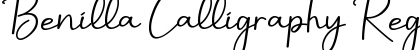 Download Benilla Calligraphy Font Download Benilla Calligraphy Font