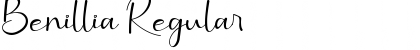 Download Benillia Font Download Benillia Font