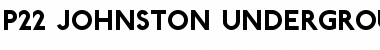 Download P22 Johnston Underground Font Download P22 Johnston Underground Font