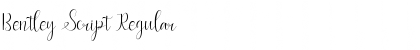 Download Bentley Script Font Download Bentley Script Font