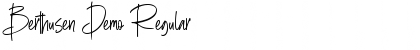 Download Berthusen Demo Font Download Berthusen Demo Font