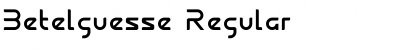 Download Betelguesse Font Download Betelguesse Font