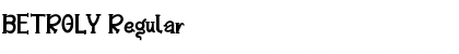 Download BETROLY Font Download BETROLY Font