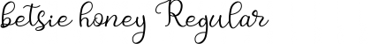 Download betsie honey Font Download betsie honey Font