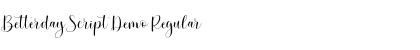 Download Betterday Script Demo Font Download Betterday Script Demo Font