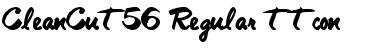 Download CleanCut56 Font Download CleanCut56 Font