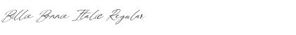 Download Billie Bonnie Italic Font Download Billie Bonnie Italic Font