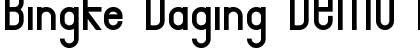 Download Bingke Daging DEMO Font Download Bingke Daging DEMO Font