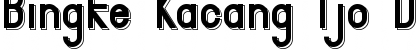 Download Bingke Kacang Ijo DEMO Font Download Bingke Kacang Ijo DEMO Font