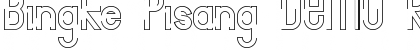 Download Bingke Pisang DEMO Font Download Bingke Pisang DEMO Font