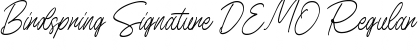 Download Birdspring Signature DEMO Font Download Birdspring Signature DEMO Font