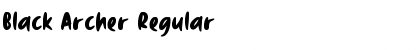 Download Black Archer Font Download Black Archer Font