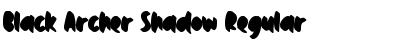 Download Black Archer Shadow Font Download Black Archer Shadow Font