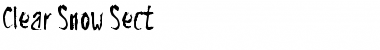 Download Clear Snow Sect Font Download Clear Snow Sect Font