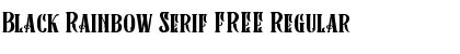 Download Black Rainbow Serif FREE Font Download Black Rainbow Serif FREE Font