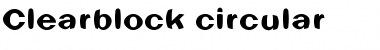 Download Clearblock circular Font Download Clearblock circular Font