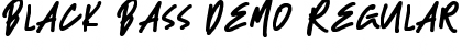 Download Black Bass Demo Font Download Black Bass Demo Font