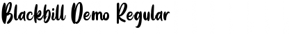 Download Blackbill Demo Font Download Blackbill Demo Font