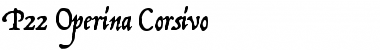 Download P22 Operina Corsivo Font Download P22 Operina Corsivo Font