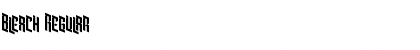 Download Bleach Font Download Bleach Font