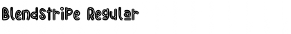 Download Blendstripe Font Download Blendstripe Font