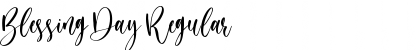 Download Blessing Day Font Download Blessing Day Font