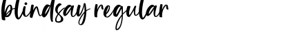Download Blindsay Font Download Blindsay Font