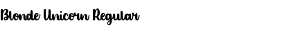 Download Blonde Unicorn Font Download Blonde Unicorn Font