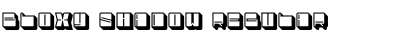 Download Bloxy Shadow Font Download Bloxy Shadow Font