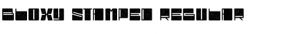 Download Bloxy Stamped Font Download Bloxy Stamped Font