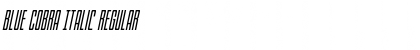Download Blue Cobra Italic Font Download Blue Cobra Italic Font
