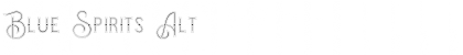 Download Blue Spirits Font Download Blue Spirits Font