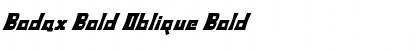 Download Bodax Bold Oblique Font Download Bodax Bold Oblique Font