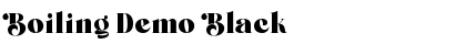 Download Boiling Demo Font Download Boiling Demo Font